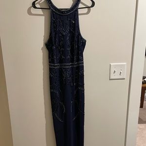 Navy Blue Long Dress
